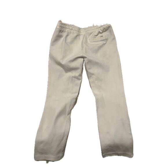 H&M White Regular Fit Polyester Joggers Mens L - Picture 2 of 3